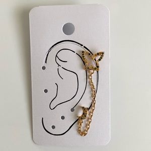 Gold Plated Earring Stud With Earring Stud Set